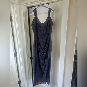 Alex Evenings Sparkling Midnight Maxi Dress